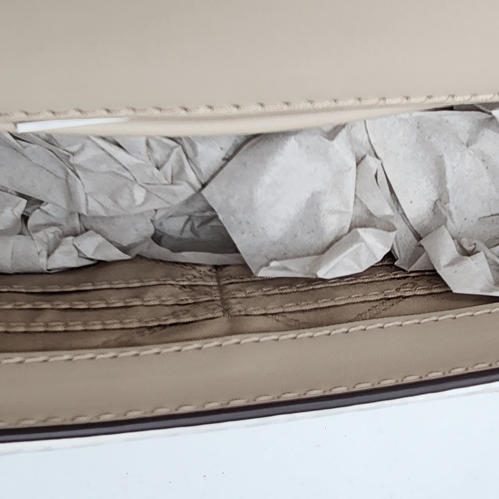 Michael Kors Gold and Canvas Women's Bag - Picture 7 of 10